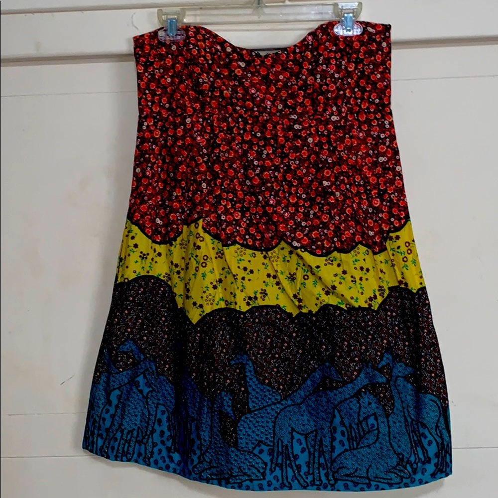 Super cute strapless mini dress